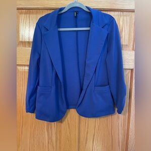 Ambition Blue Blazer Professional Suit Jacket